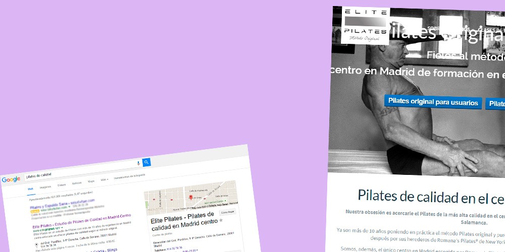 Web y Posicionamiento de Elite Pilates